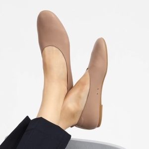 Everyone Day Glove Italian Leather Flats Tan